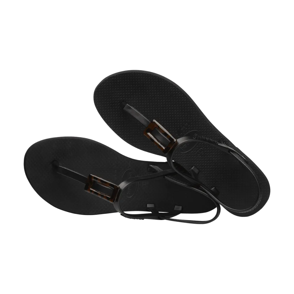 You Paraty Buckle Turtle Flip Flops