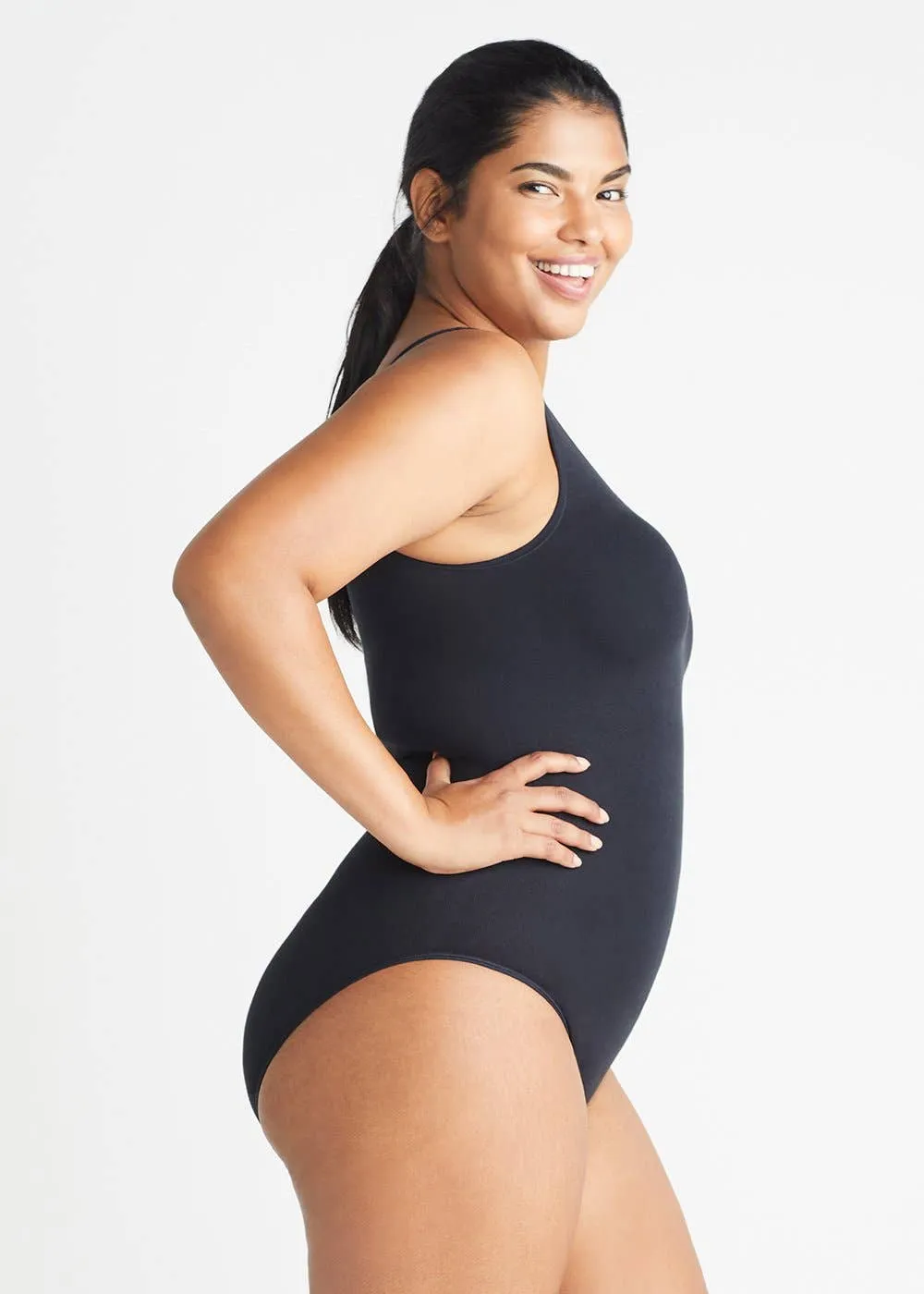 Yummie Cotton Seamless Ruby Shaping Full Back Bodysuit