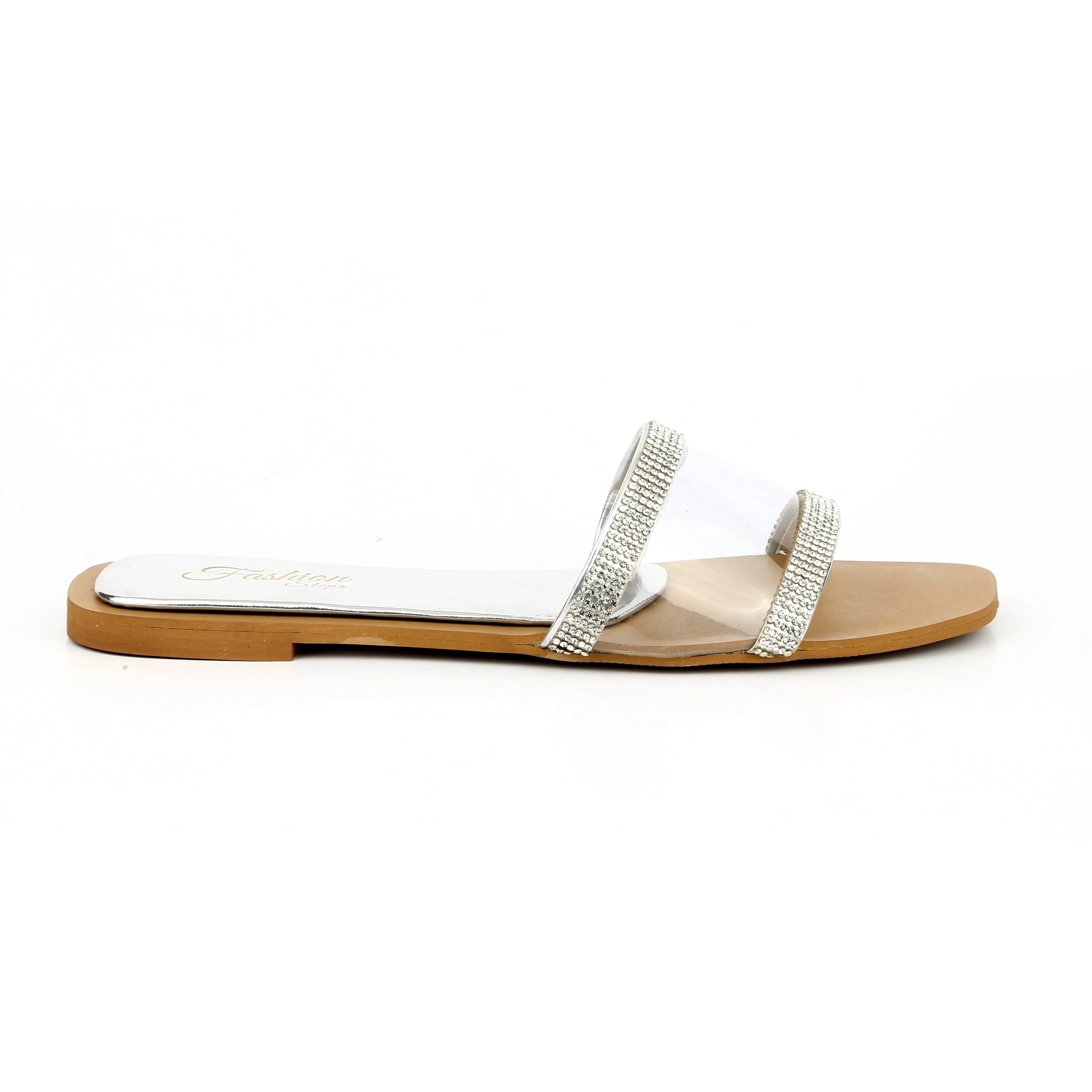 ZARA  DIAMOND FLAT (BROWN)